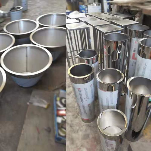 酒店戶外組合花盆與餐廳花箱 簡約不銹鋼與冷卻塔綠化的融合藝術